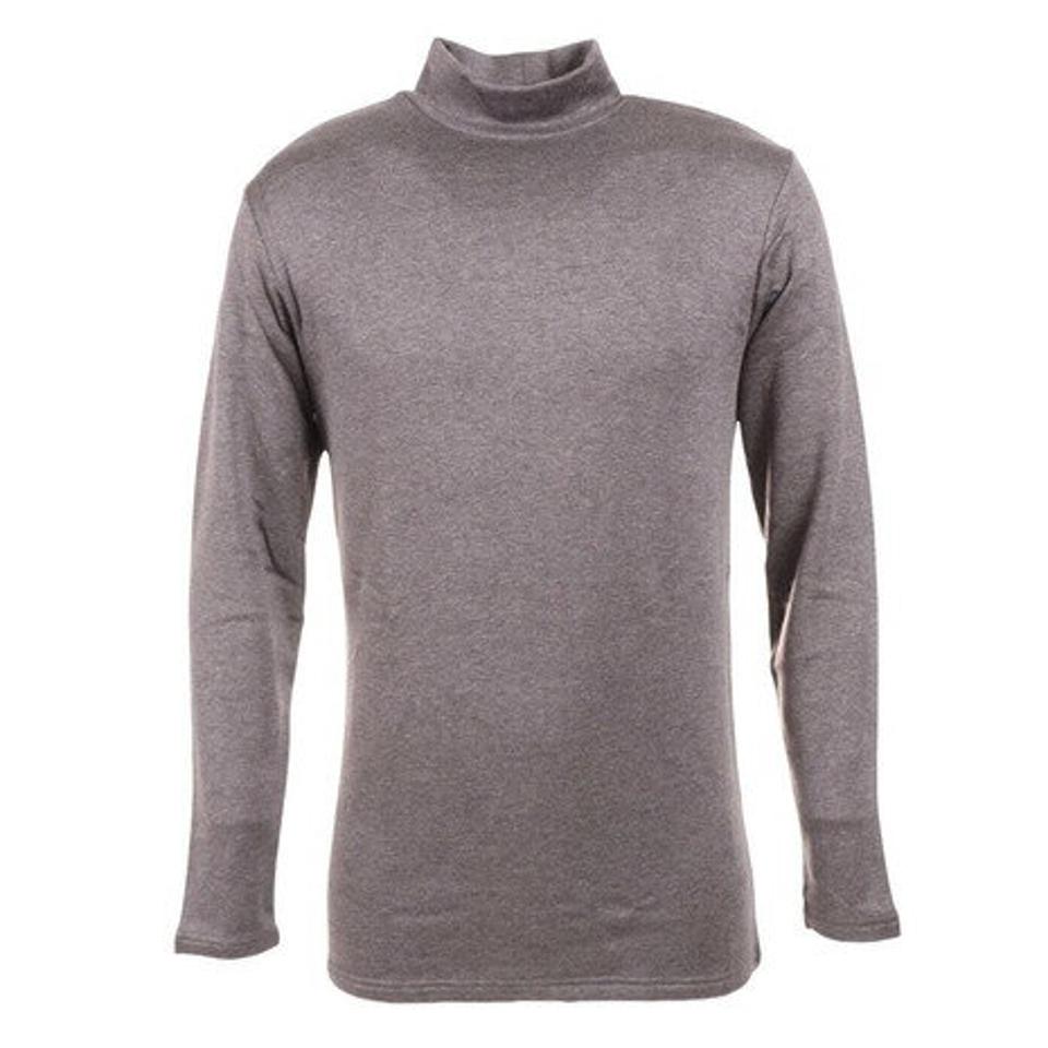 【2点10％OFFクーポン! 24日迄】その他ブランド（OTHER BRAND）（メンズ）ヒートクロス厚手ハイネックシャツ 891NN2GC0277 GRY