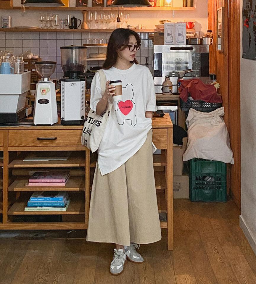 コットンワイドフレアパンツ・p003084 レディース 【pt】 韓国ファッション ボトムス パンツ ロング丈 ハイウエスト ウエストゴム コットン 綿100 ワイド フレア 無地 シンプル ベーシック 大人カジュアル デイリー 春 夏 カジュアル MKT