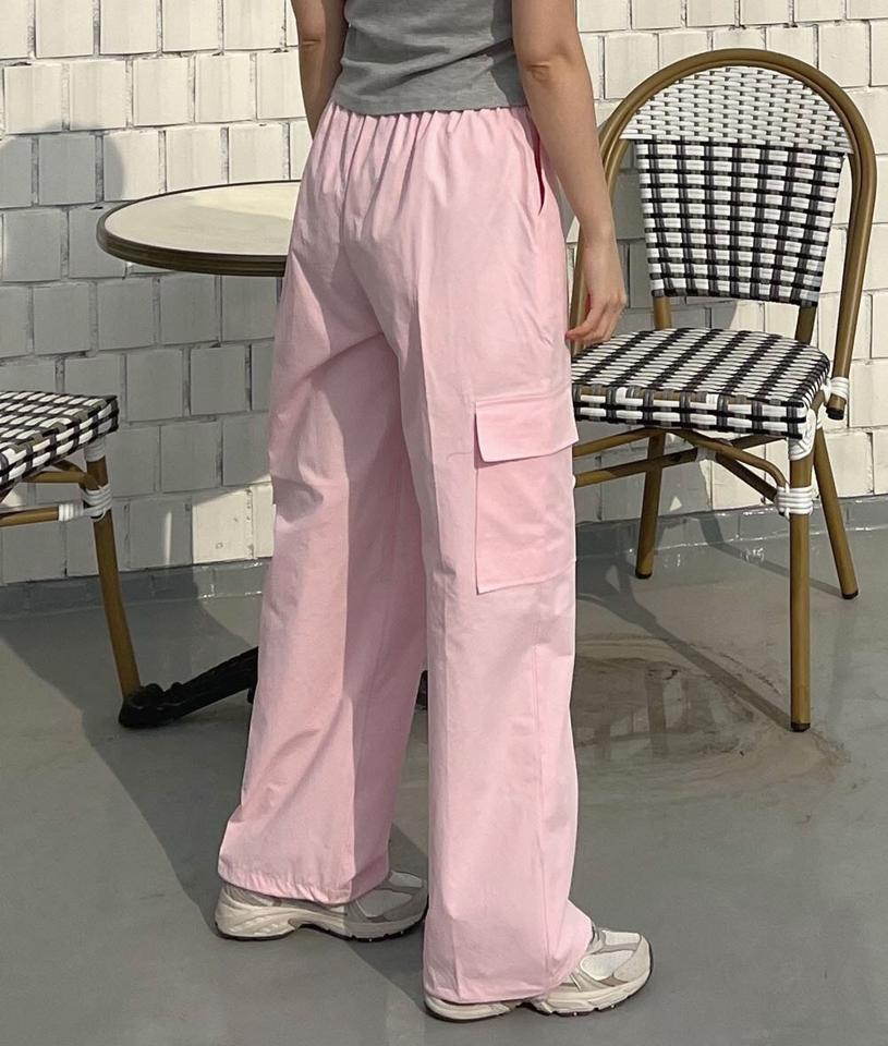 2WAYカーゴパンツ・p002891 レディース 【pt】パンツ ロング丈 単色 無地 シンプル ベーシック カーゴ ジョガーパンツ 2WAY ワイド 秋 冬 カジュアル ラフ 楽ちん 韓国ファッション MKT