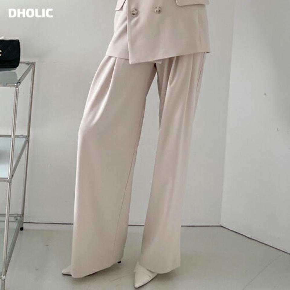 ツータックワイドスラックス・p002749 レディース 【pt】パンツ ロング丈 スラックス 単色 無地 シンプル ベーシック ツータック ワイド フルレングス パステル 春 夏 秋 冬 オフィスカジュアル 大人 きれいめ OL 韓国ファッション MKT