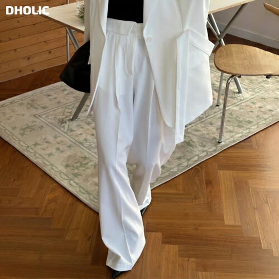 ワイドスラックス・p002813 レディース 【pt】スラックス パンツ ロング丈 単色 無地 シンプル ベーシック ワイド ハイウエスト フルレングス 秋 冬 大人 かっこいい 韓国ファッション MKT