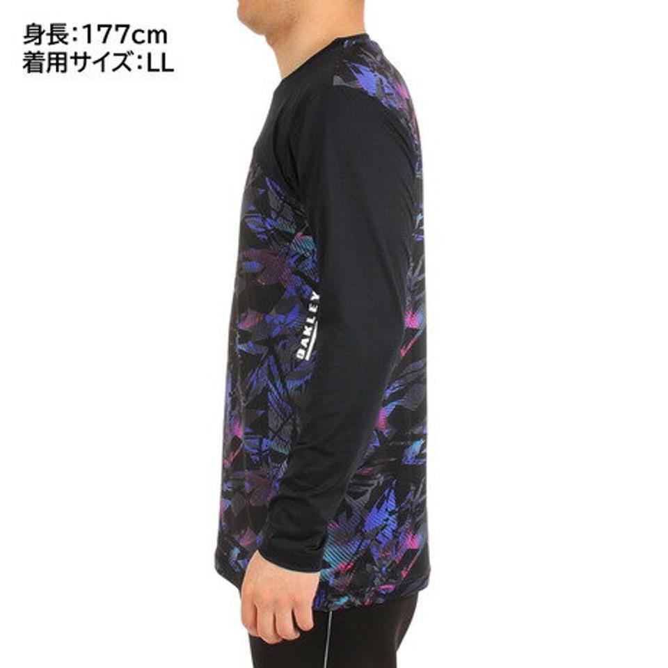 オークリー(OAKLEY)(メンズ)野球ウェア STRIKING QD LS GRAPHIC 長袖Tシャツ FOA405195-968