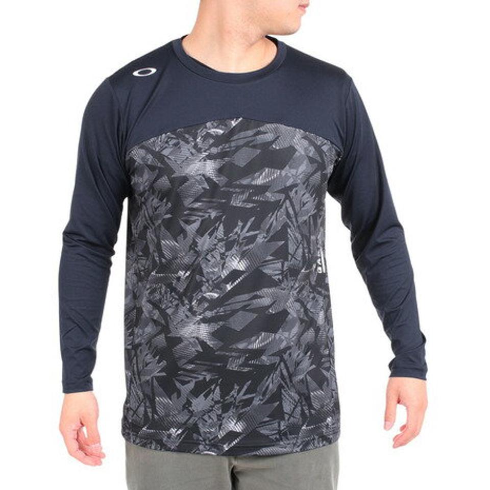 オークリー(OAKLEY)(メンズ)野球ウェア STRIKING QD LS GRAPHIC 長袖Tシャツ FOA405195