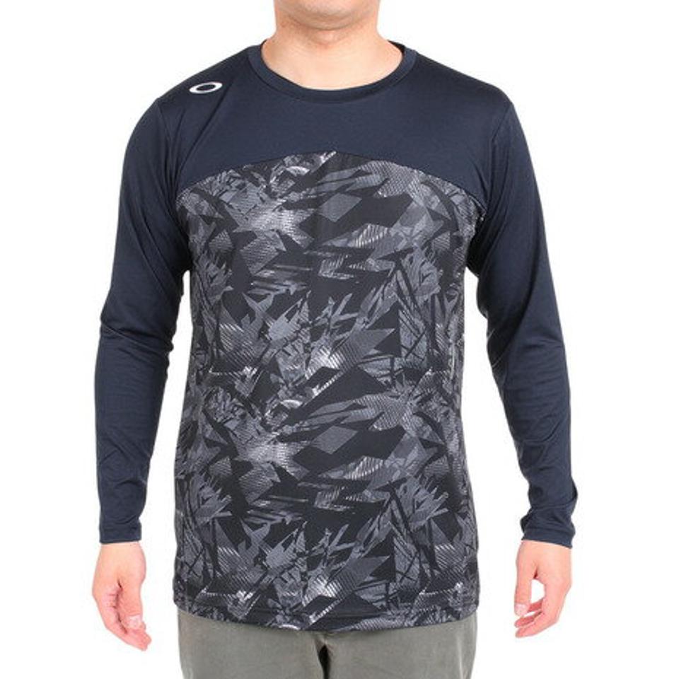 オークリー(OAKLEY)(メンズ)野球ウェア STRIKING QD LS GRAPHIC 長袖Tシャツ FOA405195