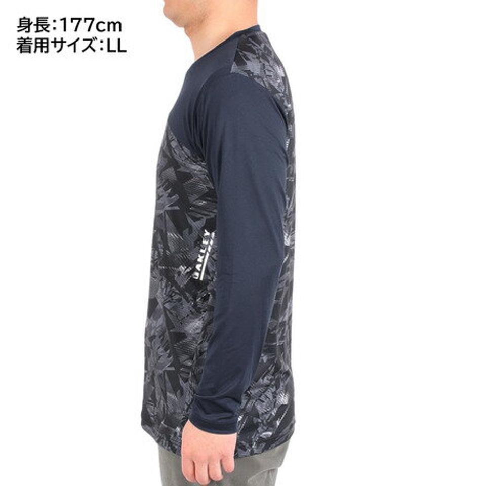 オークリー(OAKLEY)(メンズ)野球ウェア STRIKING QD LS GRAPHIC 長袖Tシャツ FOA405195