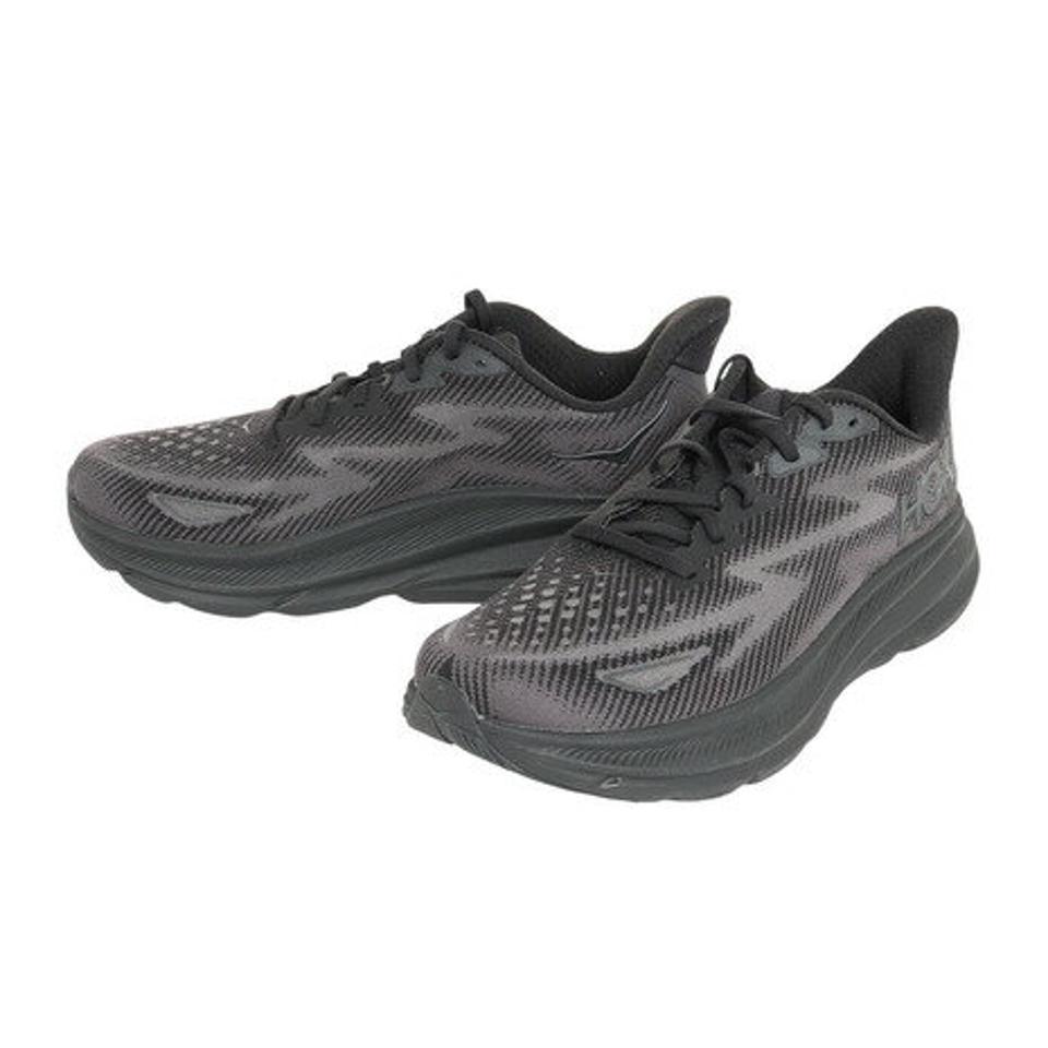 ホカ（HOKA）（メンズ）ランニングシューズ Clifton 9 クリフトン9 レギュラー ブラック 1127895-BBLC スニーカー トレーニング ジョギング