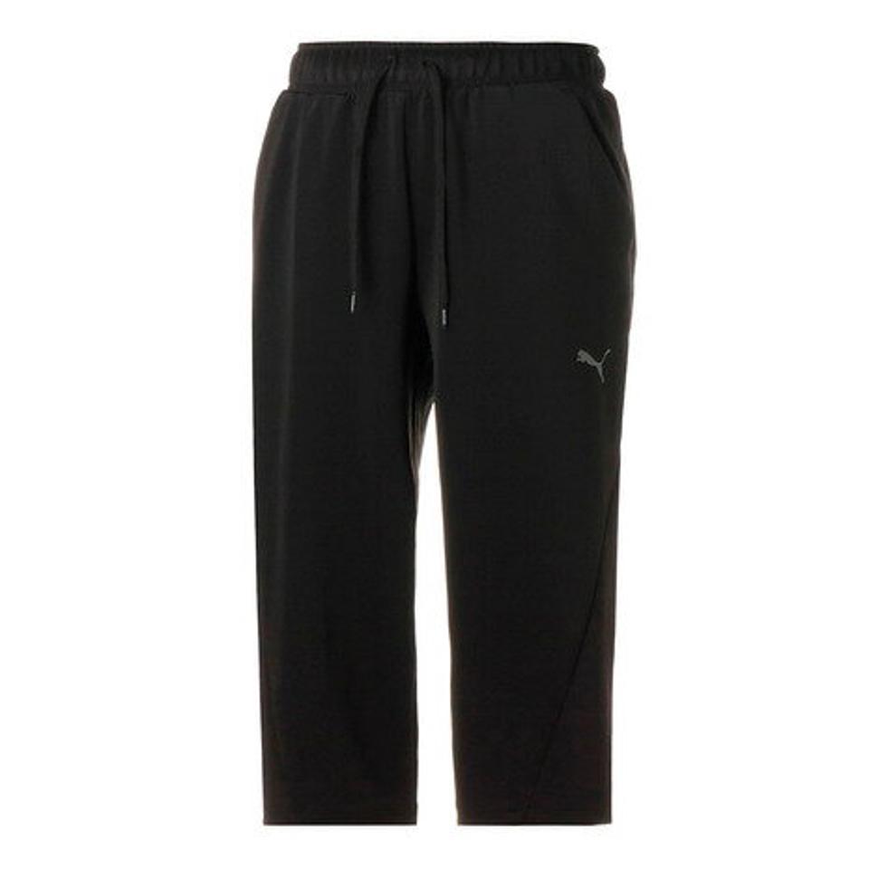 プーマ（PUMA）（メンズ）パンツ メンズ ニット 3/4 パンツ 674919 01 BLK