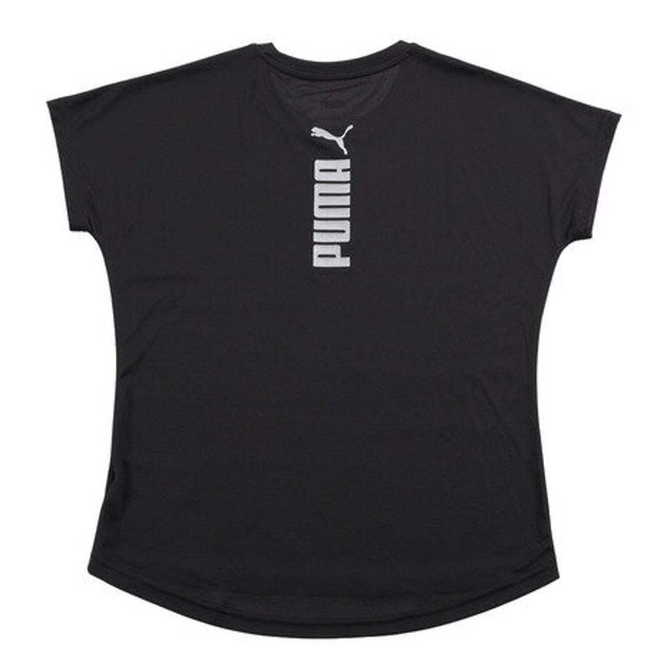 【6/5 24h限定 エントリー&対象4店舗買い回りで最大P10倍!】プーマ(PUMA)(レディース)半袖Tシャツ レディース ドライプラス UV 523780 01 BLK