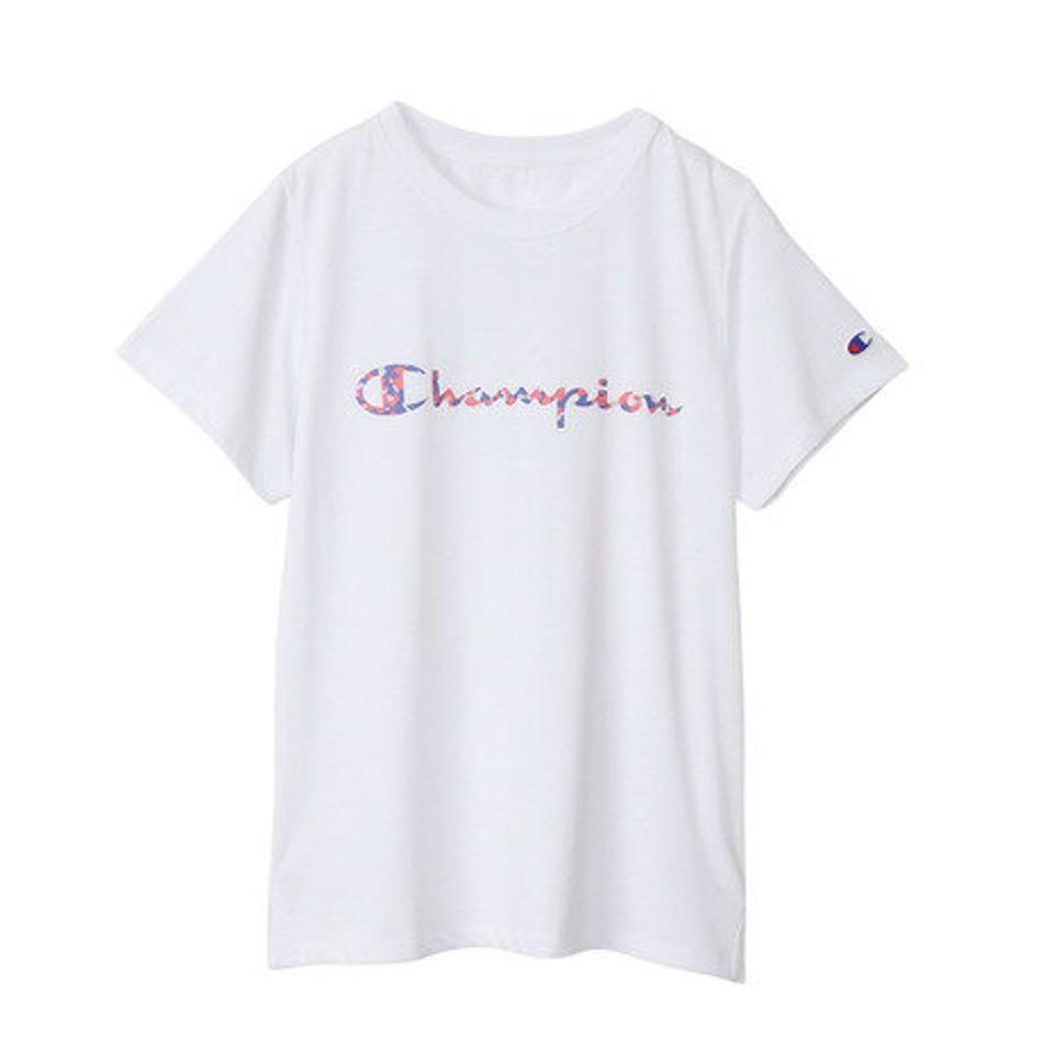 チャンピオン(CHAMPION)(レディース)半袖Tシャツ レディース 白 ショートスリーブ CW-XS315 01R