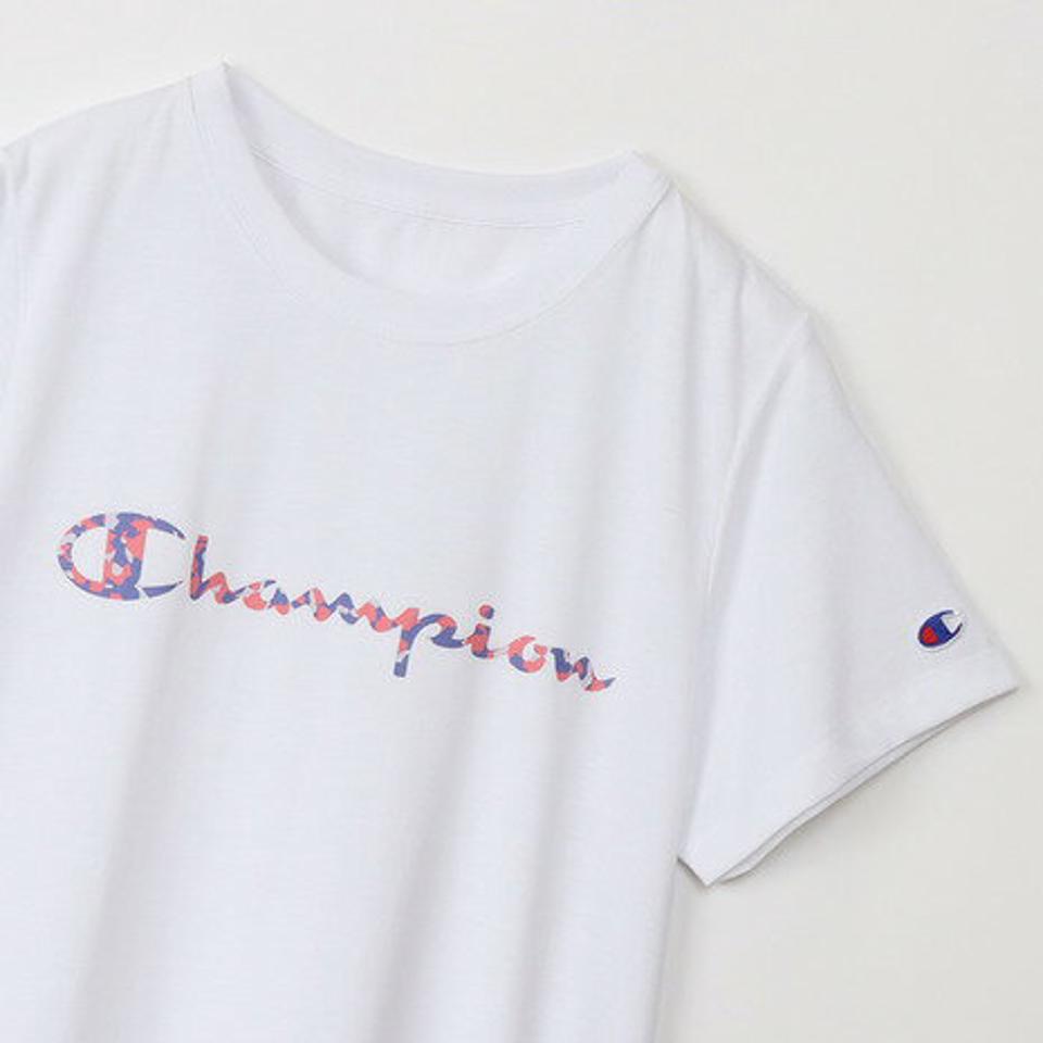 チャンピオン(CHAMPION)(レディース)半袖Tシャツ レディース 白 ショートスリーブ CW-XS315 01R