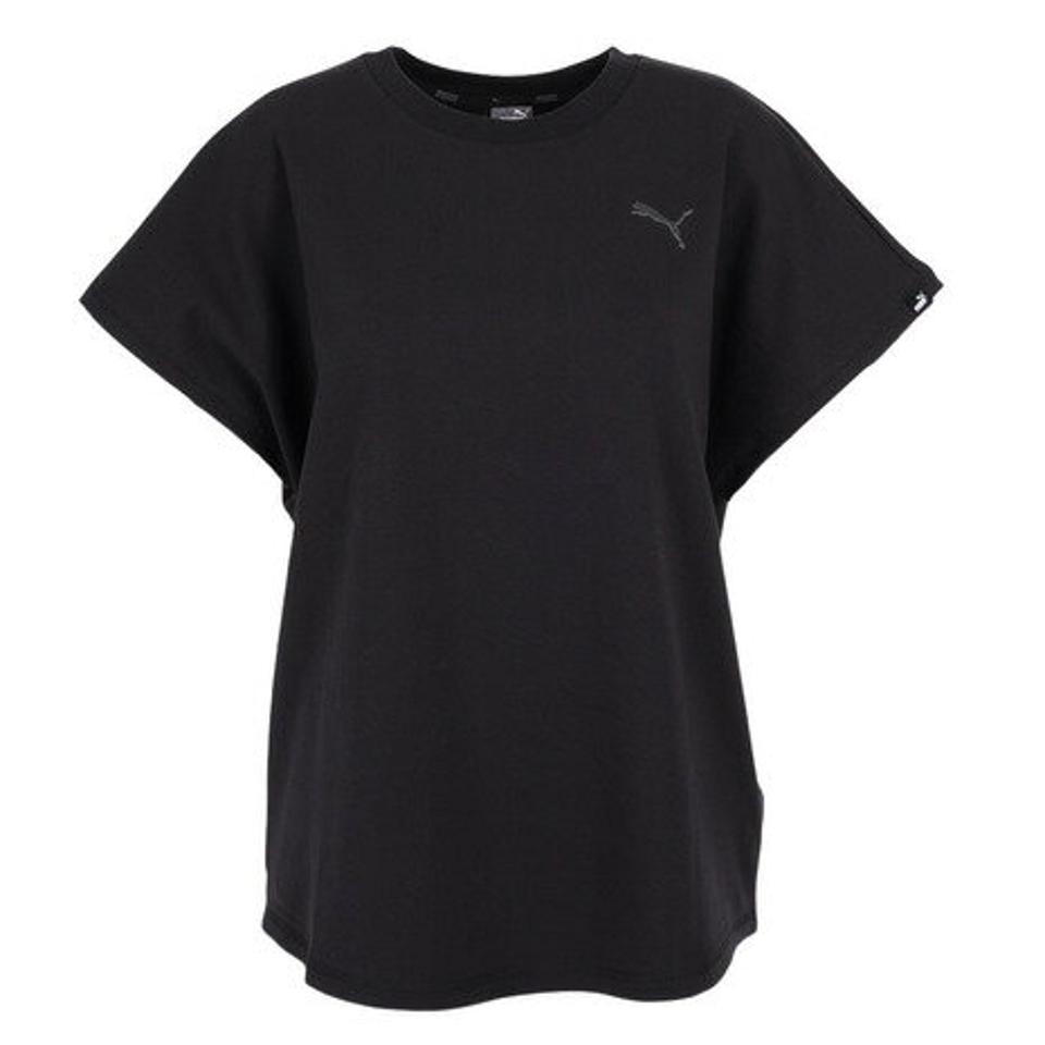 プーマ(PUMA)(レディース)ウィメンズ PTC 半袖 ベビー Tシャツ 674938 01 BLK