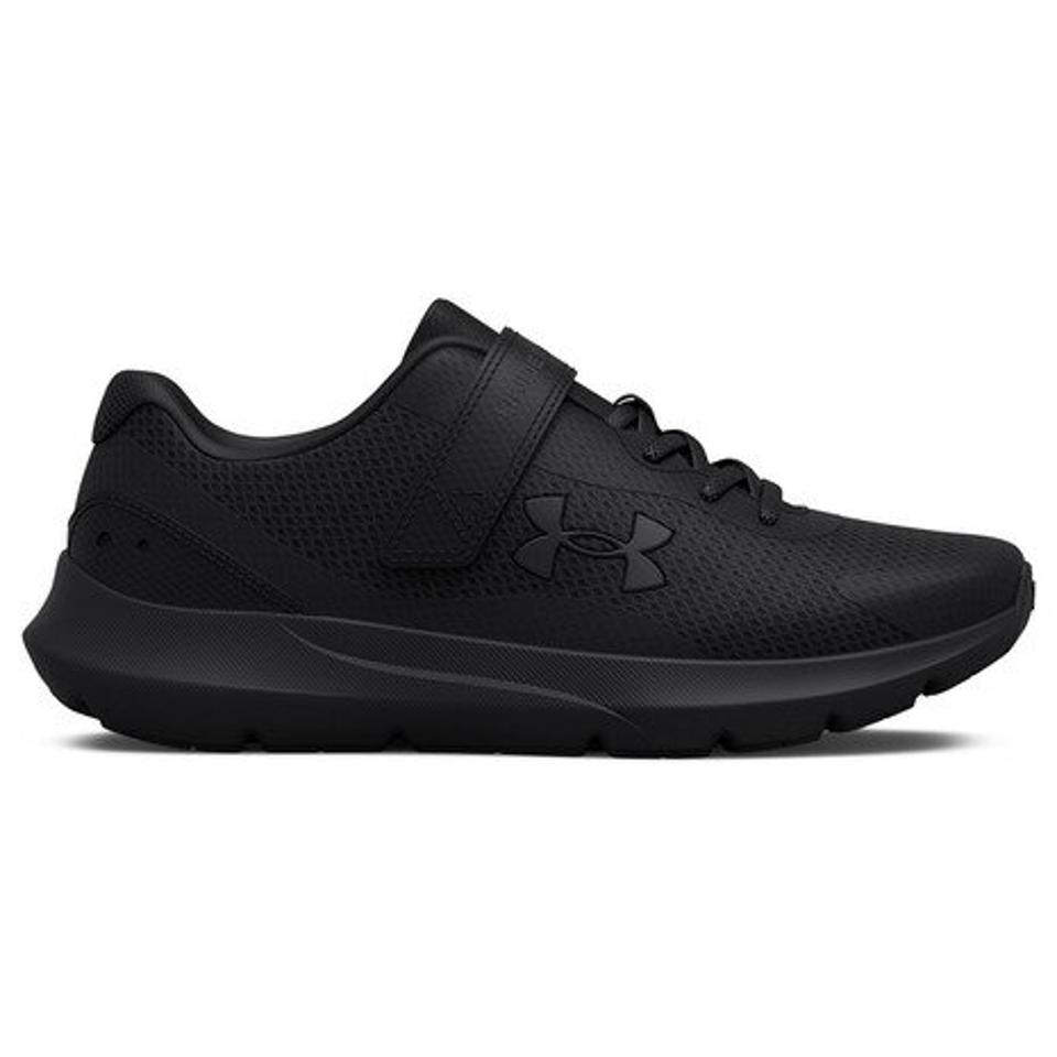 アンダーアーマー（UNDER ARMOUR）（キッズ）ジュニア シューズ サージ 3 AC ブラック 3024990 002 スニーカー スポーツ 軽量 ベルクロ ベルト付き 運動