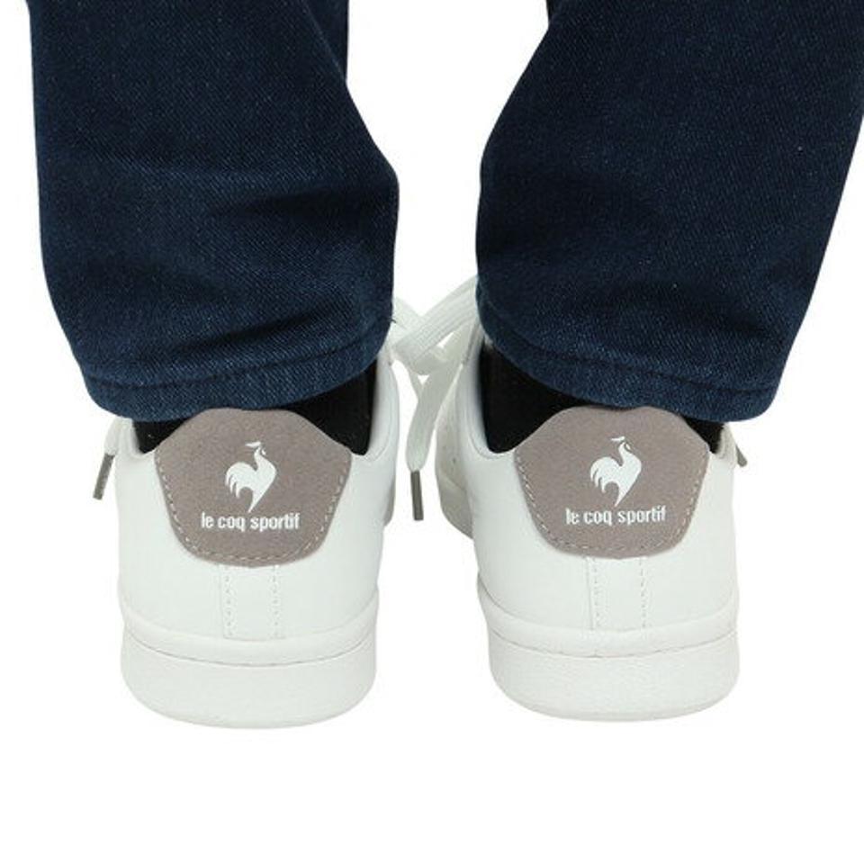 ルコック スポルティフ（Lecoq Sportif）（レディース）スニーカー ラ ローラン SL ホワイト グレー QL1VJC02WG スポーツシューズ タウン 軽量 消臭 クッション