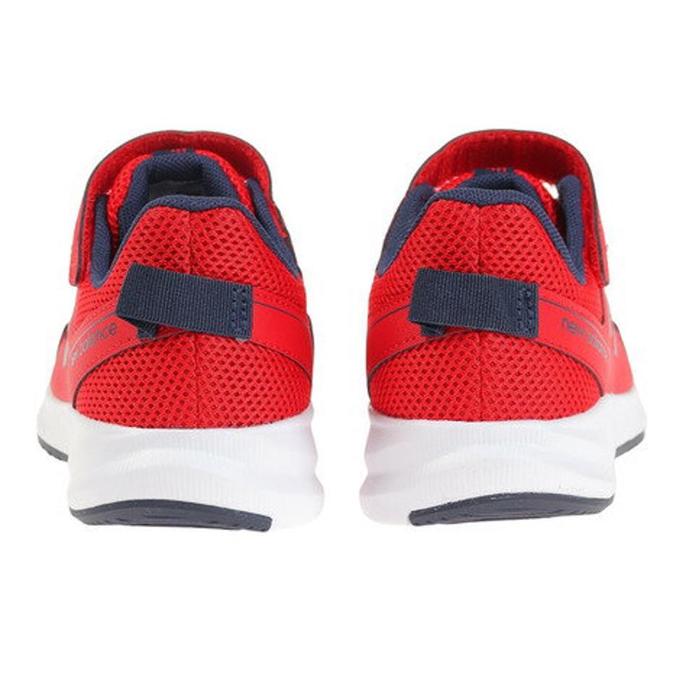 ニューバランス（new balance）（キッズ）ジュニアシューズ 570 v3 RN3 レッド ネイビー YT570RN3 W スニーカー ベルクロ ベルト付き マジックテープ 軽量