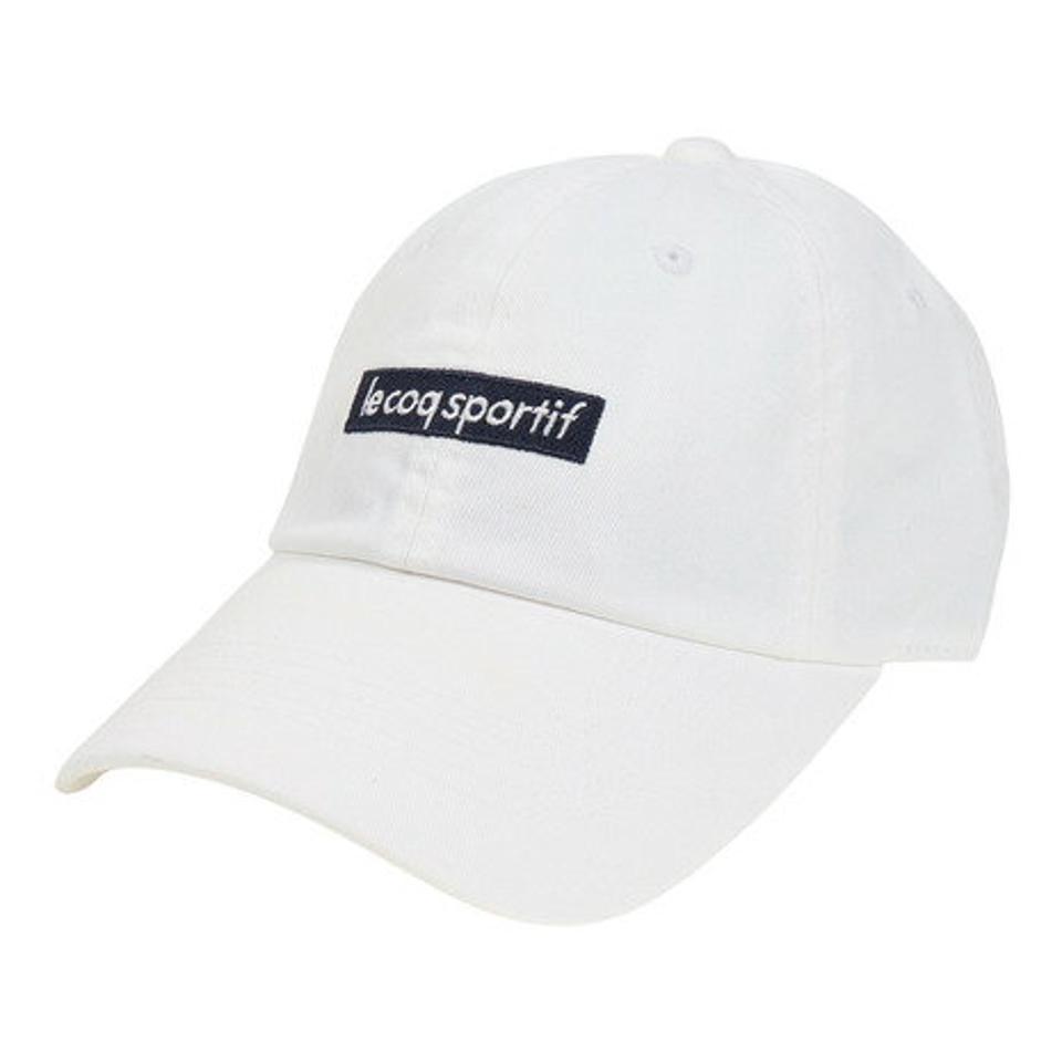 ルコック スポルティフ（le coq sportif）（メンズ、レディース）コットンキャップ QMAVJC11 WH