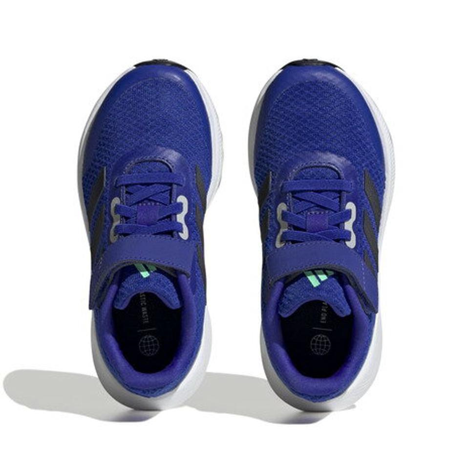 アディダス（adidas）（キッズ）ジュニア スポーツ シューズ コアファイト 2.0 EL K ネイビー HP5871 ランファルコン 3 スニーカー 伸縮レース ベルクロ