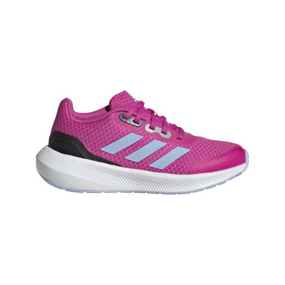 アディダス（adidas）（キッズ）スポーツシューズ コアファイト 2.0 K ピンク HP5837 ランファルコン 3 スニーカー ランニング シューレース