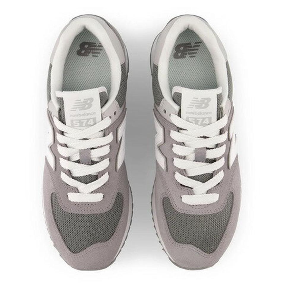 ニューバランス（new balance）（レディース）スニーカー 574+ SD グレー WL574ZSDB スポーツ タウン シューズ 厚底 スエード 普段履き カジュアル 登校