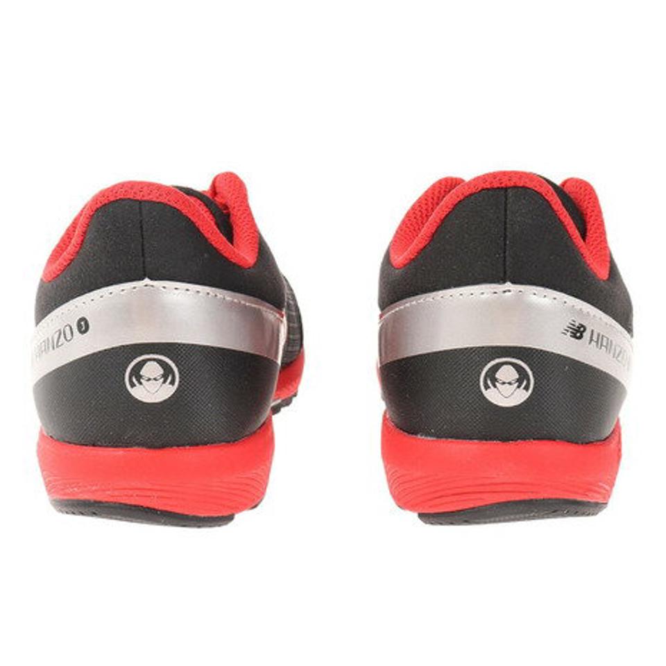 【10/5 24h限定 エントリー＆対象3店舗買い回りで最大P10倍！】ニューバランス（new balance）（キッズ）ジュニア スポーツ シューズ ハンゾーJ Hanzo J v5 Lace ブラック レッド YPHANZC5M スニーカー トレーニング 運動