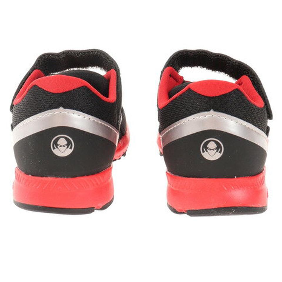 【6/25限定！20%OFFクーポン対象】ニューバランス（new balance）（キッズ）ジュニア スポーツ シューズ ハンゾーV Hanzo V V2 ブラック レッド PXHANVC2M スニーカー ベルクロ ベルト付き 軽量