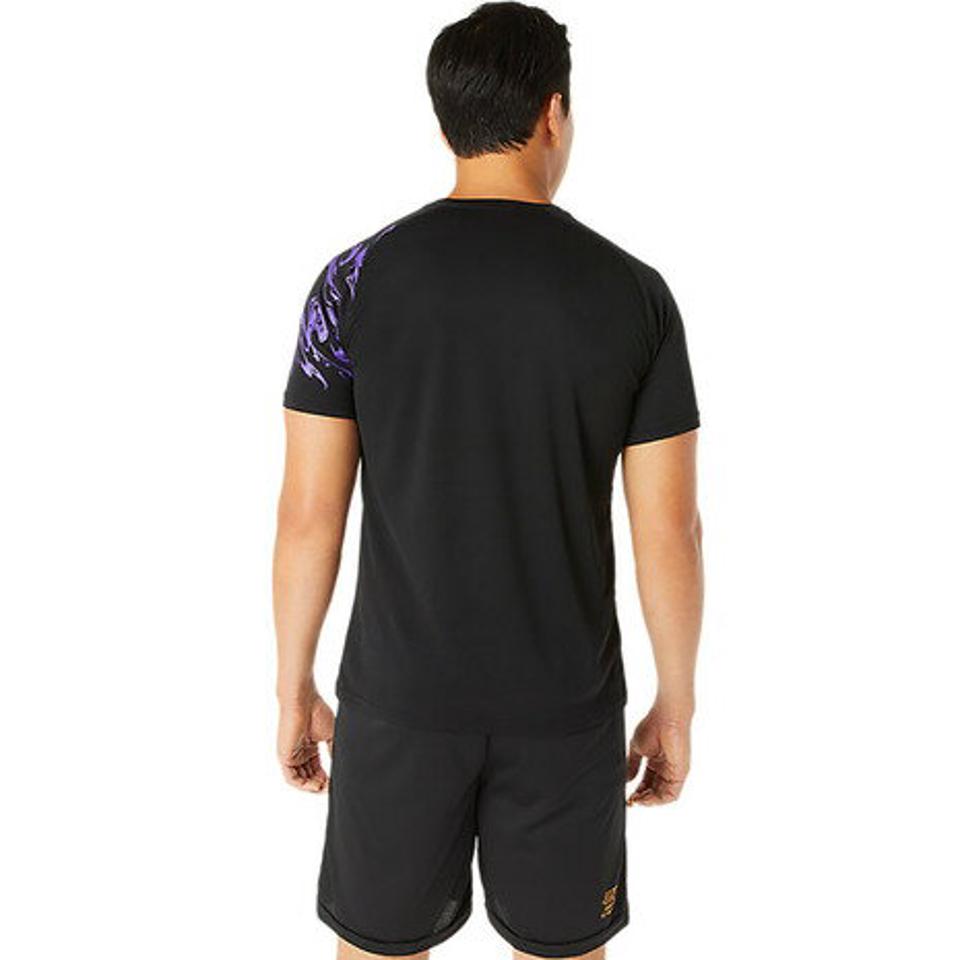 アシックス（ASICS）（メンズ）バレーボールウェア ドライプリント半袖シャツ 2051A328