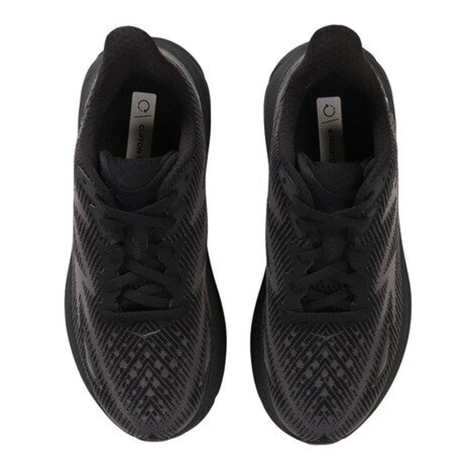 ホカ（HOKA）（レディース）ランニングシューズ Clifton 9 クリフトン9 レギュラー ブラック 1127896-BBLC スニーカー トレーニング ジョギング