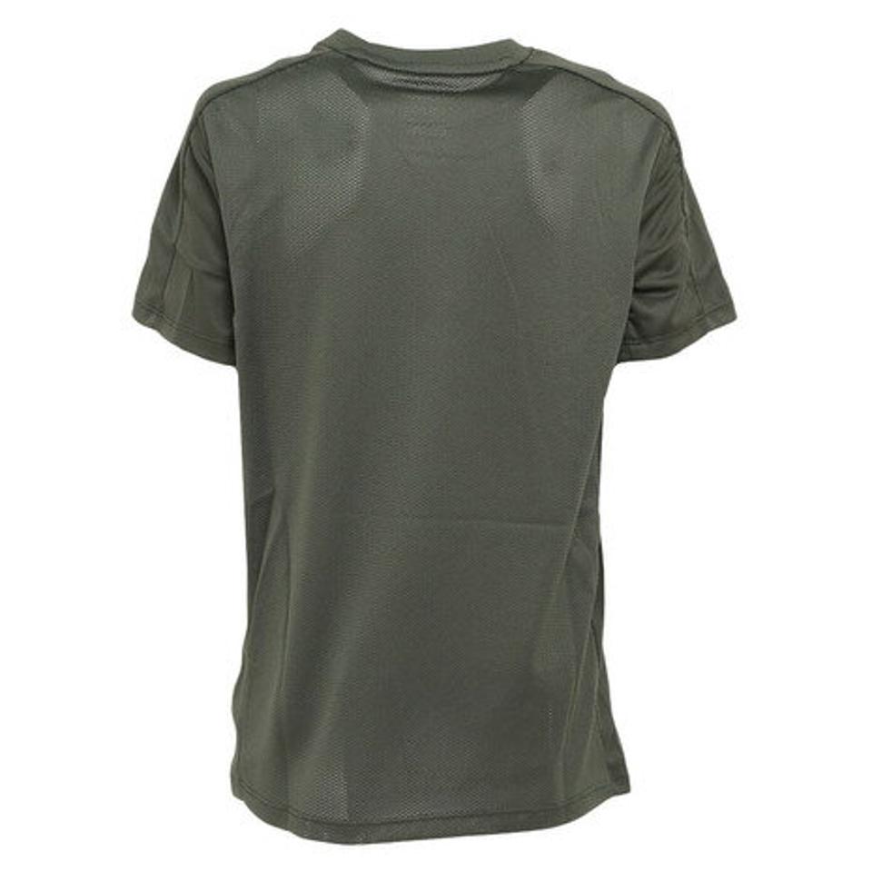 ナイキ(NIKE)(キッズ)Tシャツ トップス 半袖 グリーン アカデミー グラフィック DX5411-325 スポーツウェア