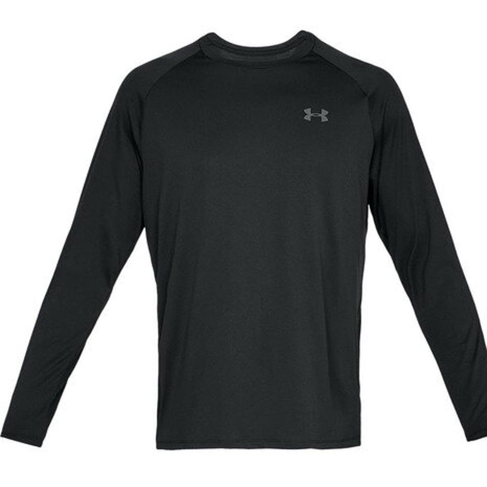 アンダーアーマー（UNDER ARMOUR）（メンズ）長袖Tシャツ ヒートギア(夏向け) メンズ テック2.0 ロングスリーブ 1358562 BLK/GPH AT