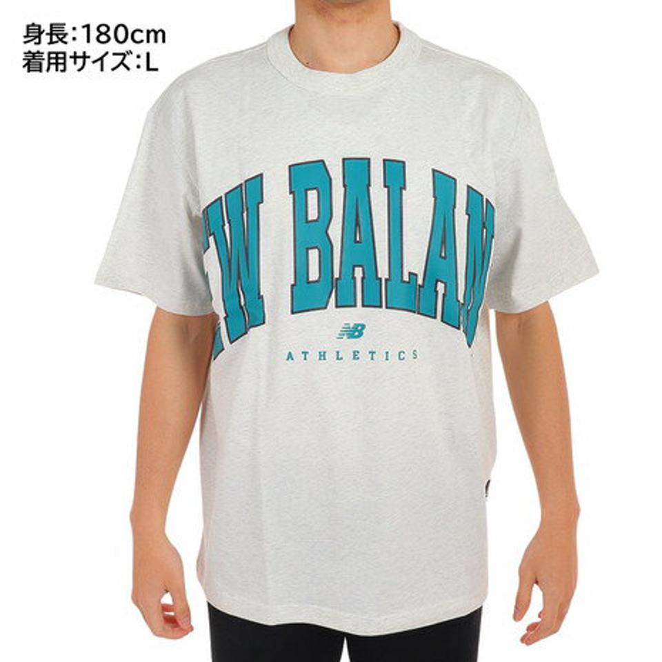 ニューバランス(new balance)(メンズ、レディース)Tシャツ メンズ 半袖 Athletics Warped クラシックス UT31551SAH