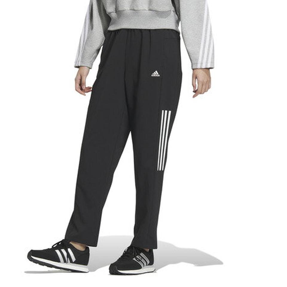 アディダス(adidas)(レディース)シーズナル スポーツウェア ルーズフィット カラーブロック クロスパンツ BUJ26-IA5208