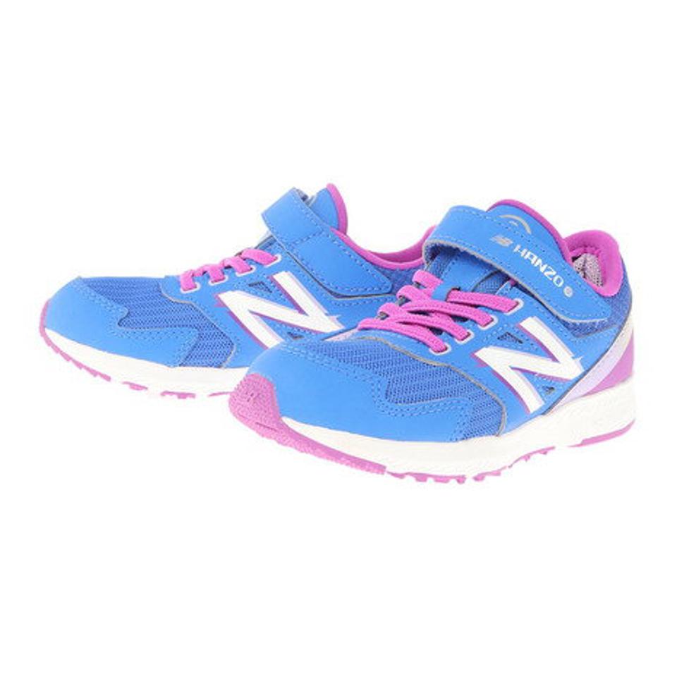 ニューバランス（new balance）（キッズ）ジュニア スポーツ シューズ ハンゾーV Hanzo V V2 PXHAP2M PXHANVC2M スニーカー ベルクロ ベルト付き 軽量