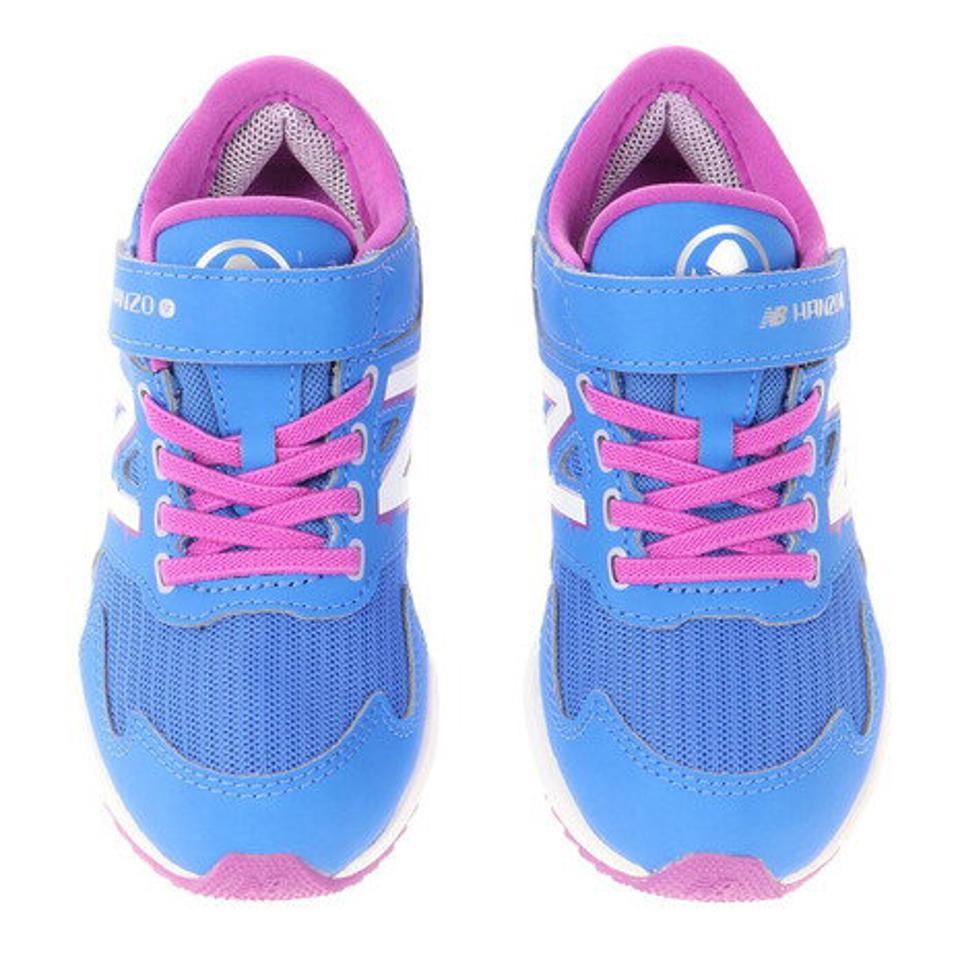 ニューバランス（new balance）（キッズ）ジュニア スポーツ シューズ ハンゾーV Hanzo V V2 PXHAP2M PXHANVC2M スニーカー ベルクロ ベルト付き 軽量