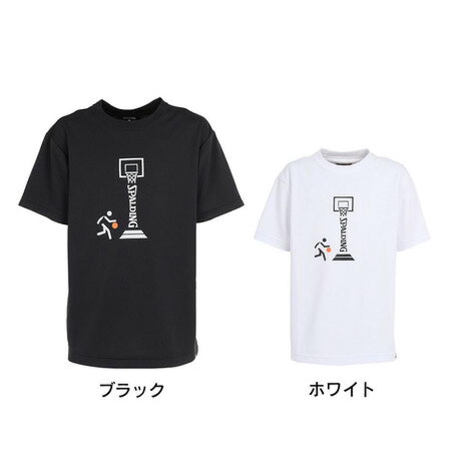 スポルディング(SPALDING)(キッズ)バスケットボールウェア ジュニア Tシャツ ピクトグラム SJT23055