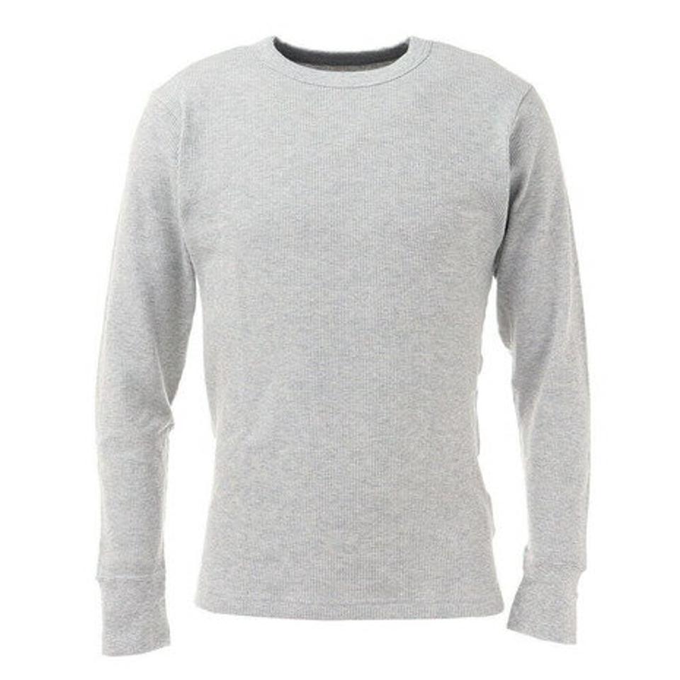 ヘインズ(Hanes)(メンズ)Tシャツ メンズ 長袖 ビーフィー サーマルクルーネック スリーブ HM4-Q103 060 オンライン価格