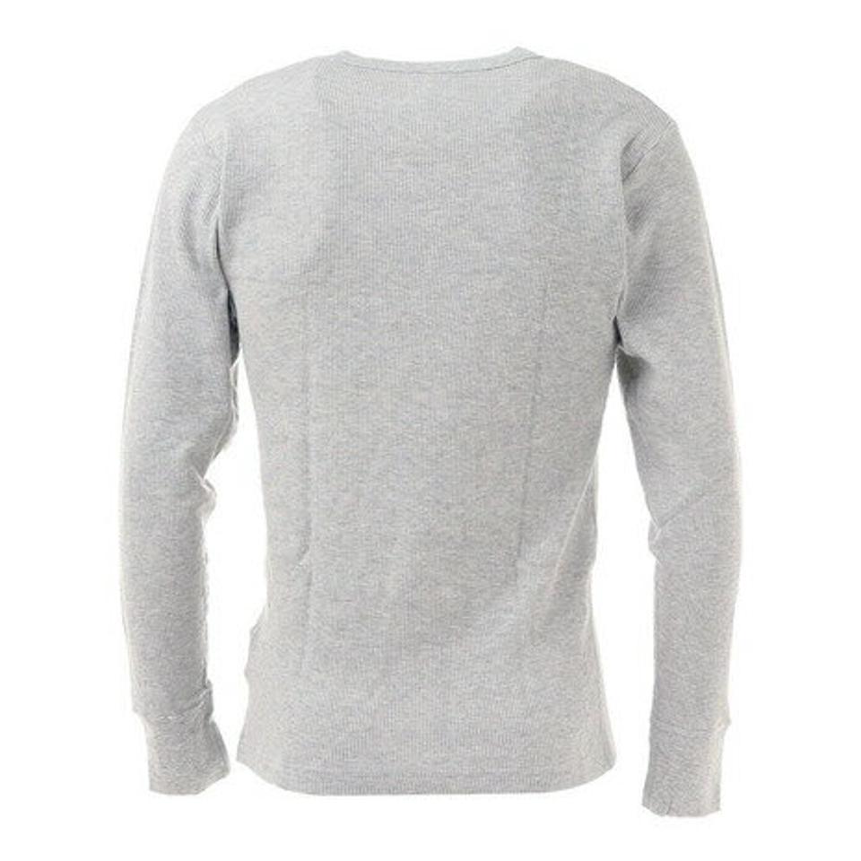 ヘインズ(Hanes)(メンズ)Tシャツ メンズ 長袖 ビーフィー サーマルクルーネック スリーブ HM4-Q103 060 オンライン価格