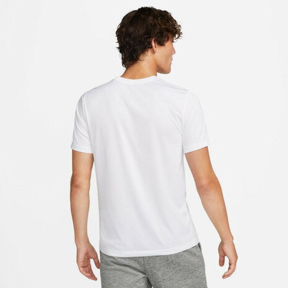 ナイキ(NIKE)(メンズ)Tシャツ 半袖 速乾 ドライフィット RLGD リセット ワンポイント シンプル 白 ホワイト DX0990-100