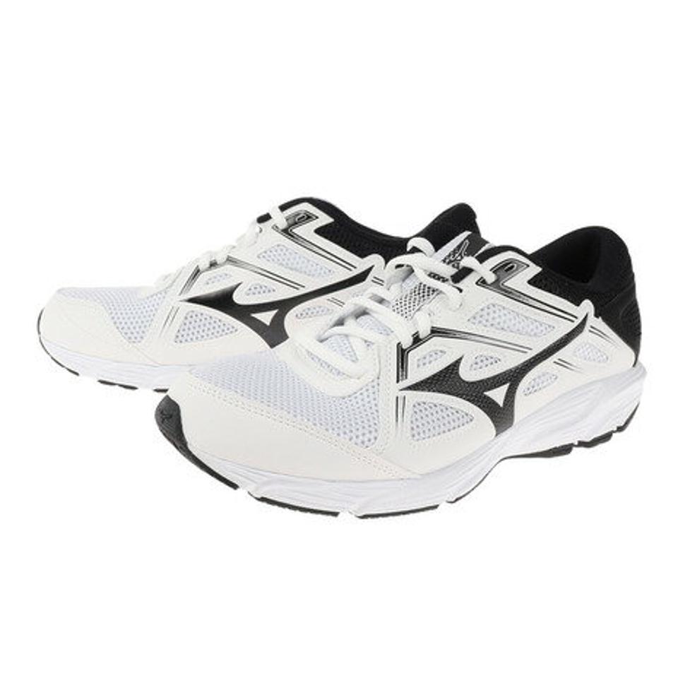 ミズノ（MIZUNO）（メンズ、レディース）スポーツシューズ マキシマイザー 25 ホワイト ブラック K1GA230002 スニーカー ランニング トレーニング マラソン