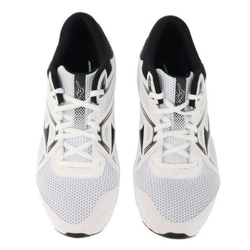 ミズノ（MIZUNO）（メンズ、レディース）スポーツシューズ マキシマイザー 25 ホワイト ブラック K1GA230002 スニーカー ランニング トレーニング マラソン