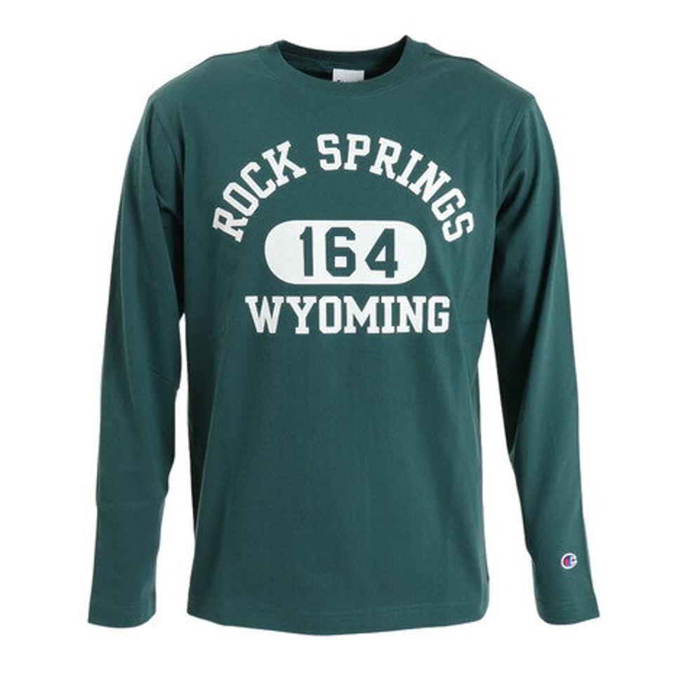 【10%OFFクーポン対象!8/10まで】チャンピオン-ヘリテイジ(CHAMPION-HERITAGE)(メンズ)長袖Tシャツ メンズ BA COLLEGE プリントTシャツ C3-X413 560