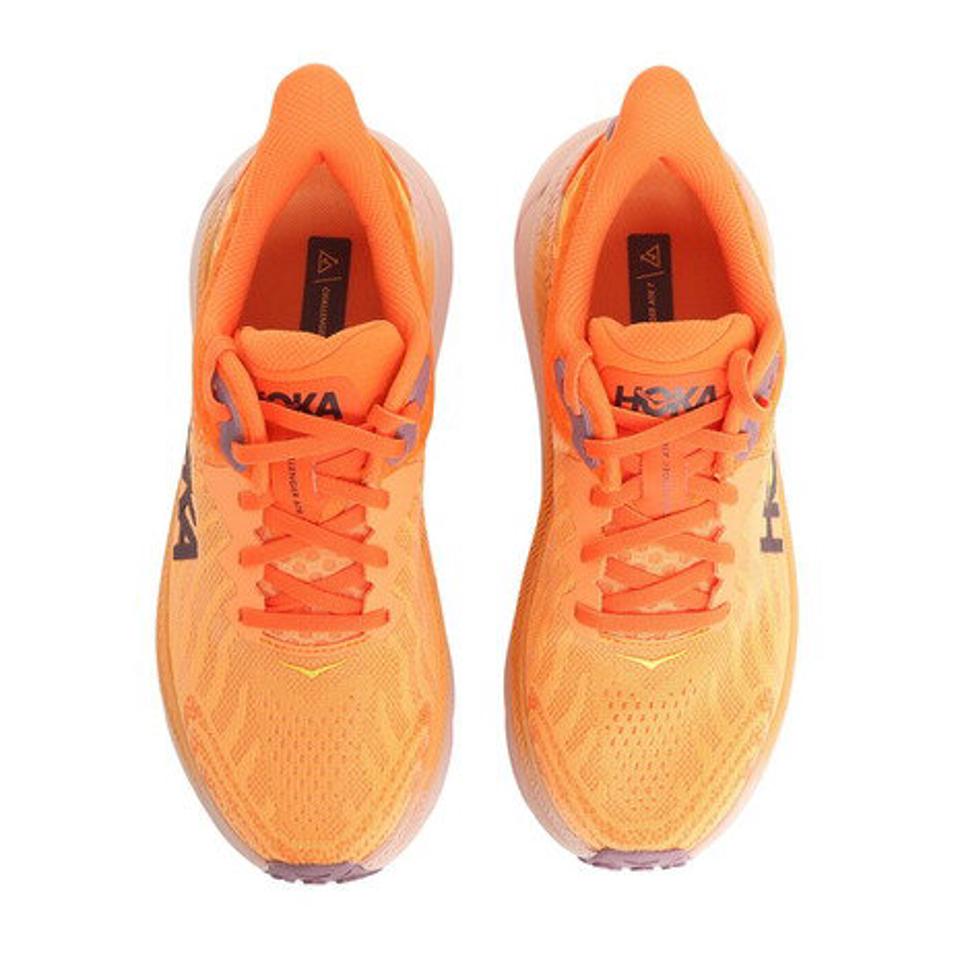 ホカ（HOKA）（レディース）ランニングシューズ チャレンジャー 7 オレンジ 1134498-MOVO スニーカー トレイル ジョギング 軽量 厚底 登山道