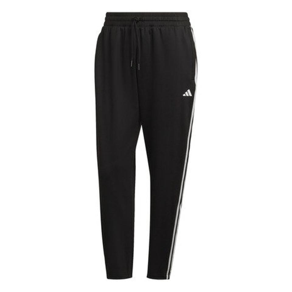 【ポイント10倍!9/11 1:59まで】アディダス(adidas)(レディース)AEROREADY MADE4TRAINING 7/8 ニット スリーストライプス テーパードパンツ ZK895-HD6291