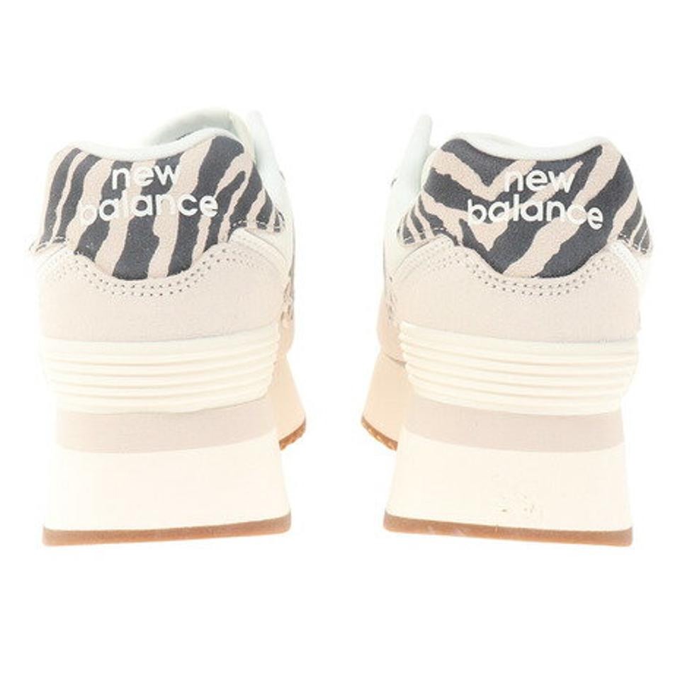 【10%OFFクーポン 3/2まで】ニューバランス（new balance）（レディース）スニーカー 574+ オフホワイト WL574ZDDB スポーツ カジュアル シューズ タウン 厚底 モダン 普段履き 通勤