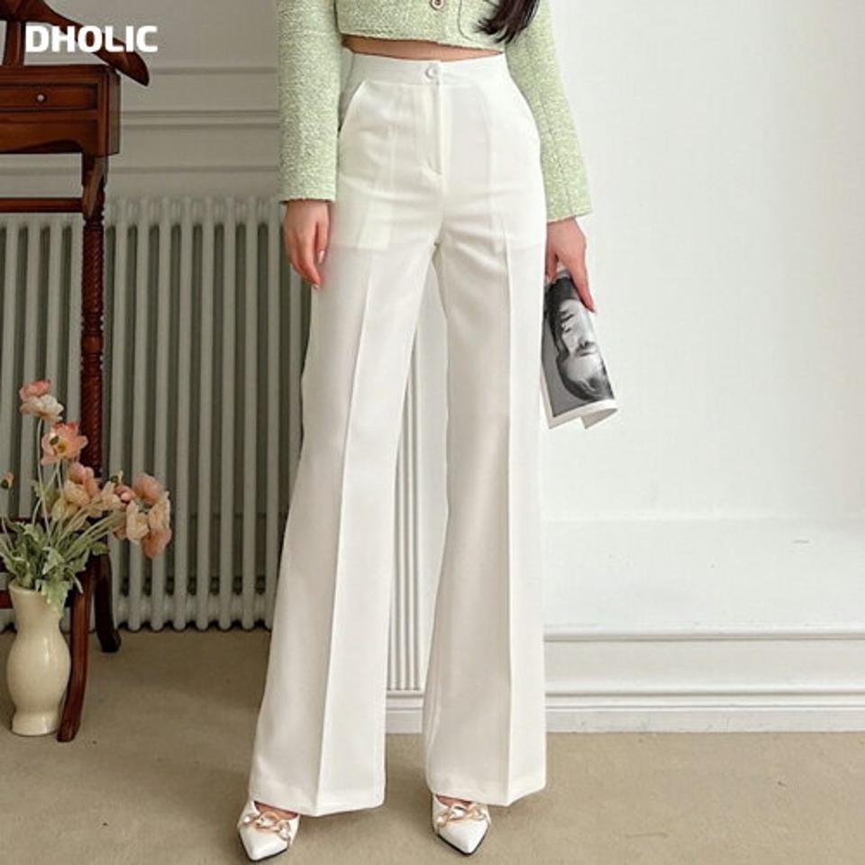 センタープレススラックス・p003066 レディース 【pt】パンツ スラックス ロング丈 単色 無地 シンプル ベーシック センタープレス 細身 スリム フレア タイト 春 夏 秋 冬 かわいい 可愛い 大人 フェミニン 韓国ファッション MKT