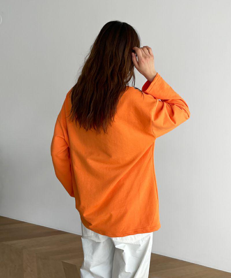 El mar(エルマール)カラーミニ裏毛ロングTシャツ