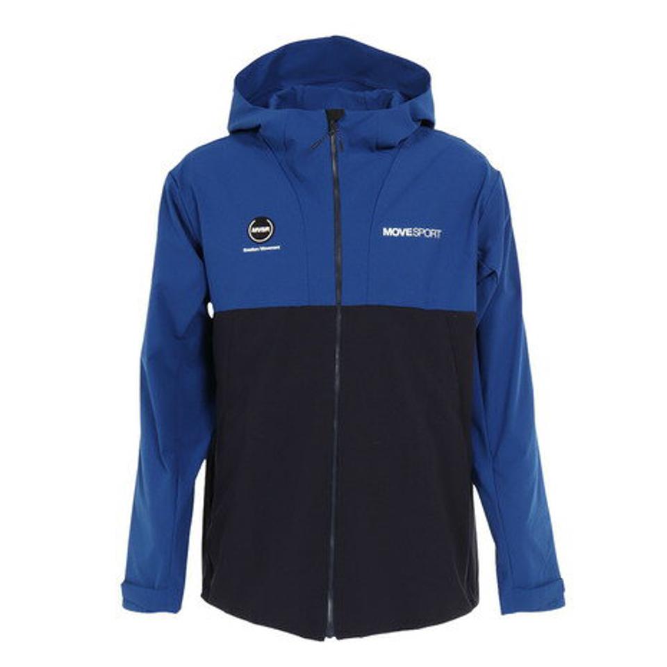 デサント（DESCENTE）（メンズ）AIRY TRANSFER スパンライク フルジップフーディー DMMVJF10 BL
