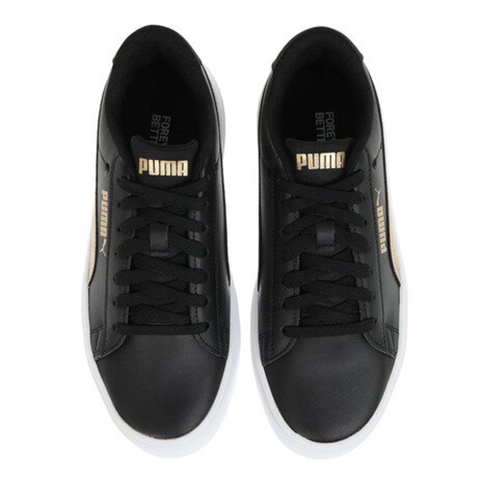 プーマ（PUMA）（レディース）スニーカースマッシュプラットフォームV3 SM ブラック 38940201 スポーツ シューズ 厚底 タウン デイリーユース