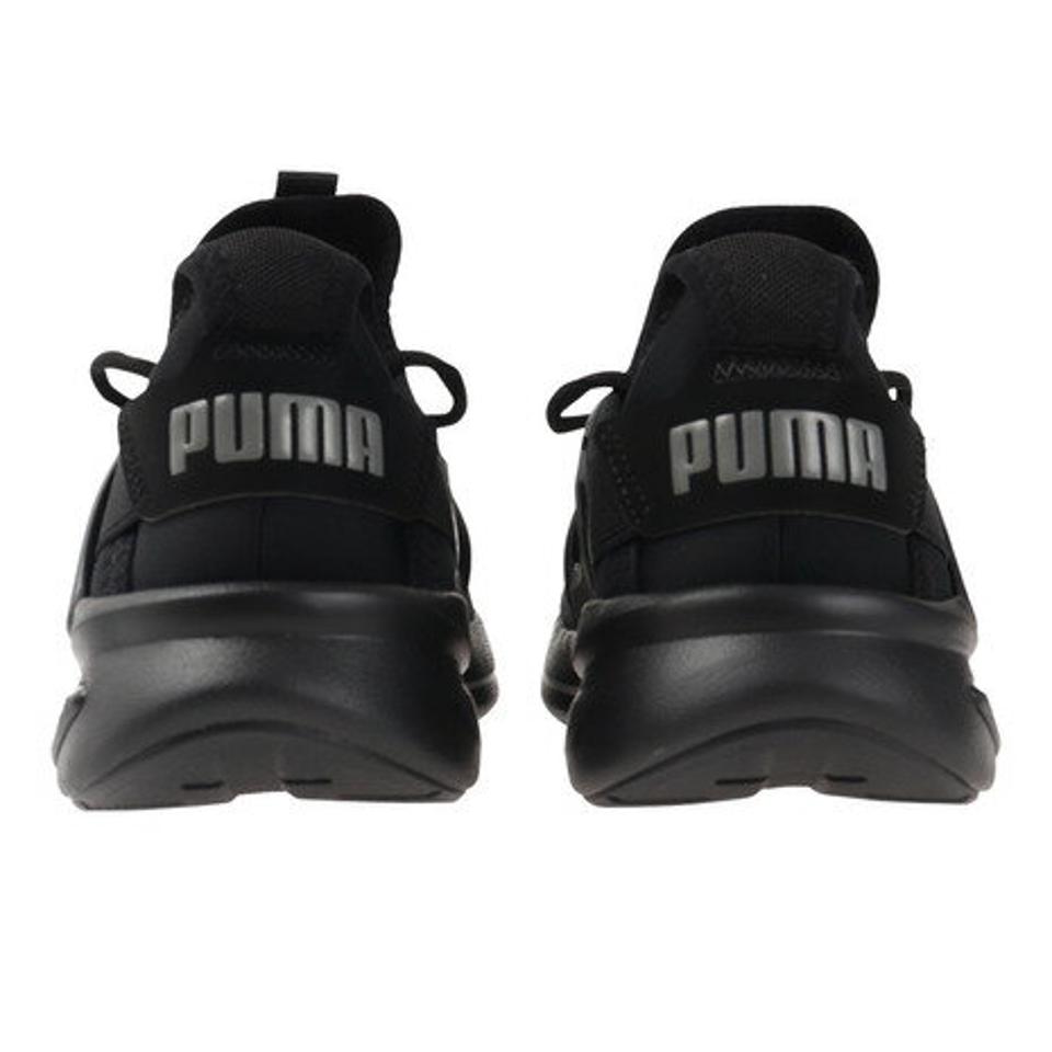 プーマ（PUMA）（メンズ）スニーカー 黒 メンズ ソフトライド SOFTRIDE エンゾ EVO MU ブラック 37852801 スニーカー スポーツシューズ 通勤 通学 軽量 真っ黒