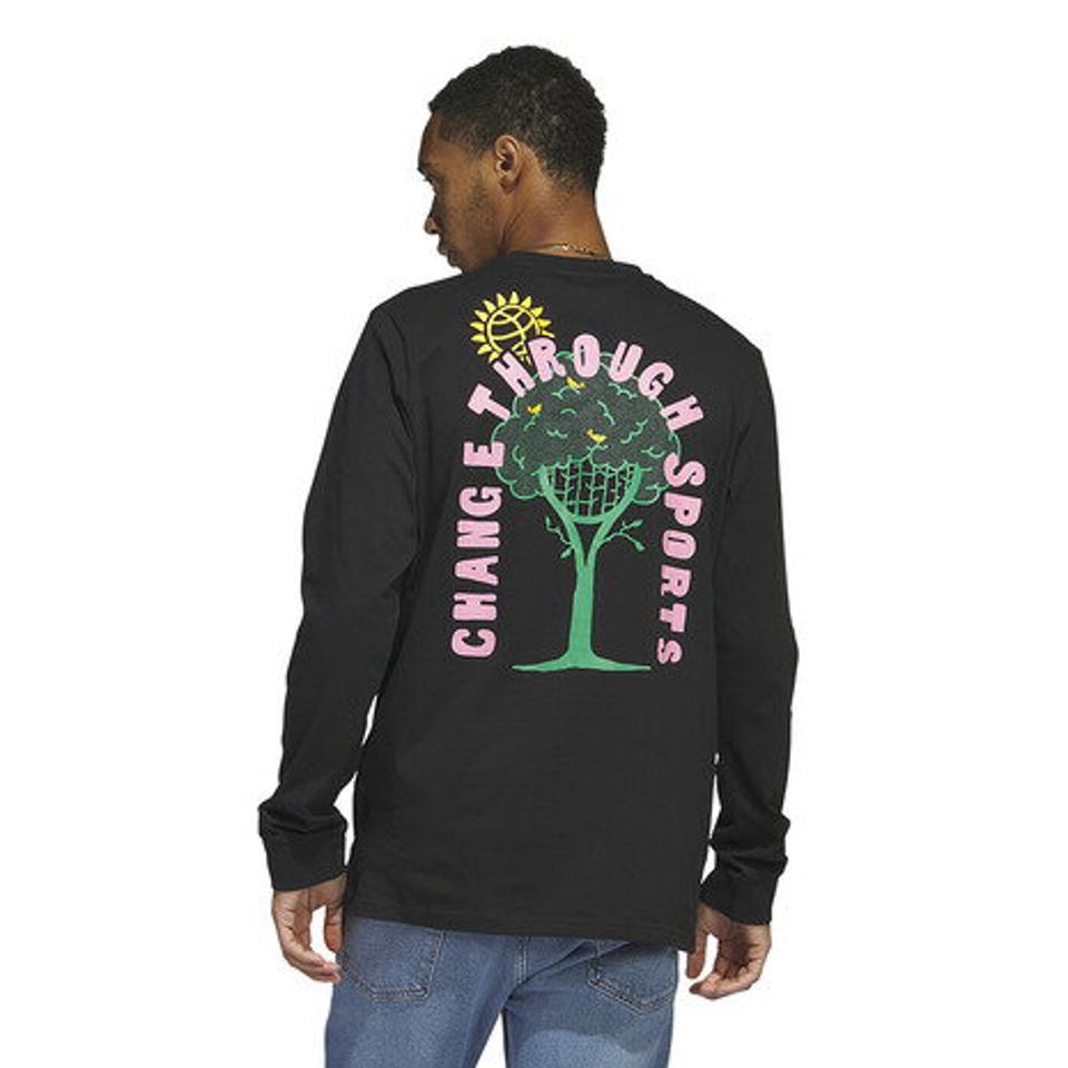 【20%OFFクーポン!3/26まで】アディダス(adidas)(メンズ)チェンジ スルー スポーツ グラフィック 長袖Tシャツ ECU43-HT0989