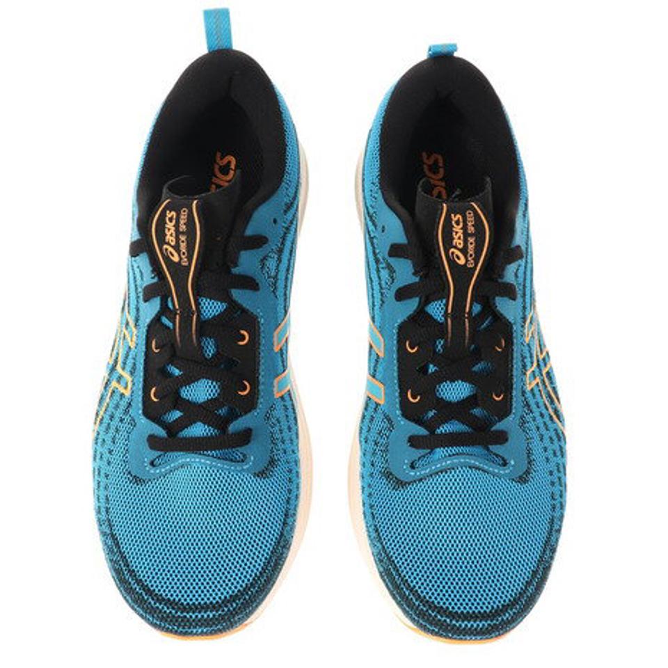 【11/5 24h限定 エントリー＆対象4店舗買い回りで最大P10倍！】アシックス（ASICS）（メンズ）ランニングシューズ エボライド スピード ブルー 1011B612.400 スニーカー ジョギング トレーニング ウォーキング 軽量