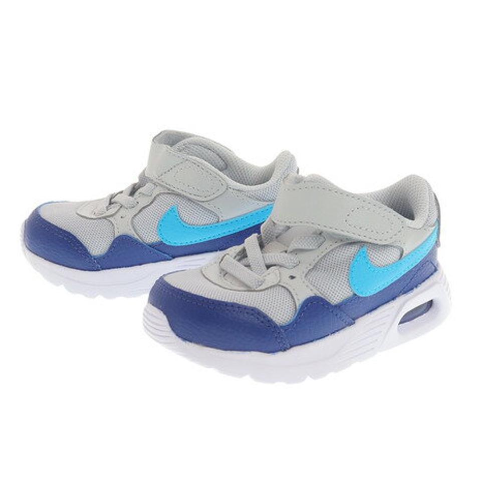 ナイキ（NIKE）（キッズ）ジュニアスニーカー エア マックス SC TDV アイスグレー CZ5361-011 スポーツ ファースト シューズ ストラップ 軽量 運動靴 登園